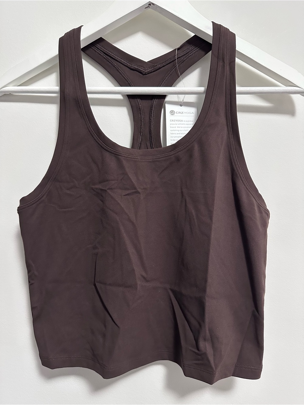 Butterluxe Cropped Racerback Tank - Picture 6 of 6